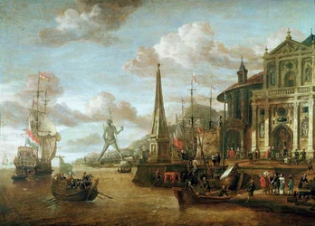 Der Hafen von Rhodos